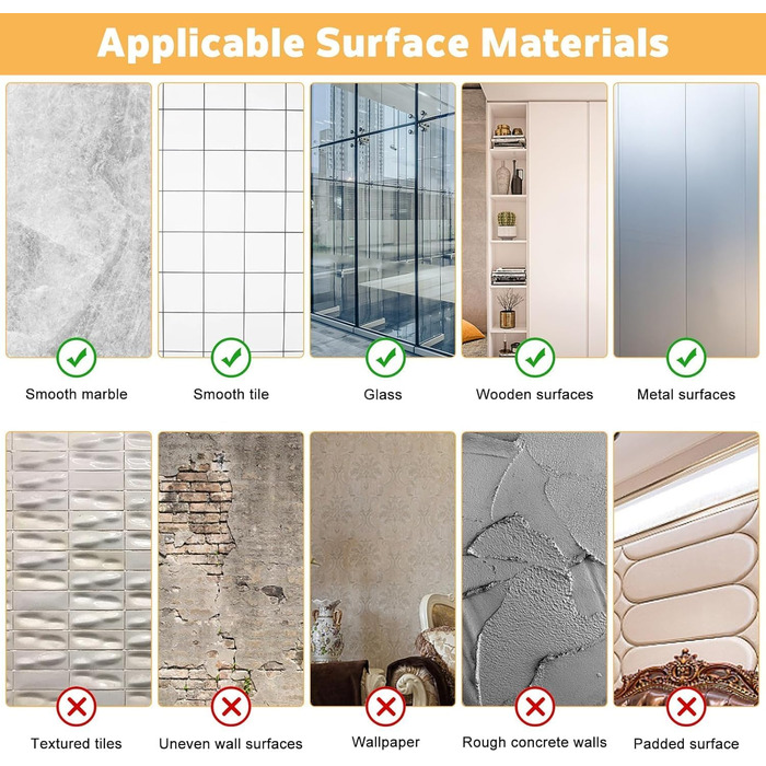 12 шт. акрилових дзеркал самоклеючих 20x20 см для ванної, вітальні, шафи | Дзеркальна плитка, настінні дзеркала