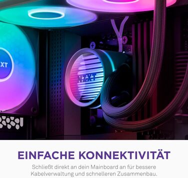 NZXT Kraken Core 240 RGB - Рідинне охолодження CPU AIO з LCD-дисплеєм, чорний