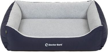 Ліжко для собак Doctor Bark Kleine Hunde - зручне та м'яке гніздечко для маленьких собак, зелений колір, Made in Germany, GreenLabel (L - 97x75 см)