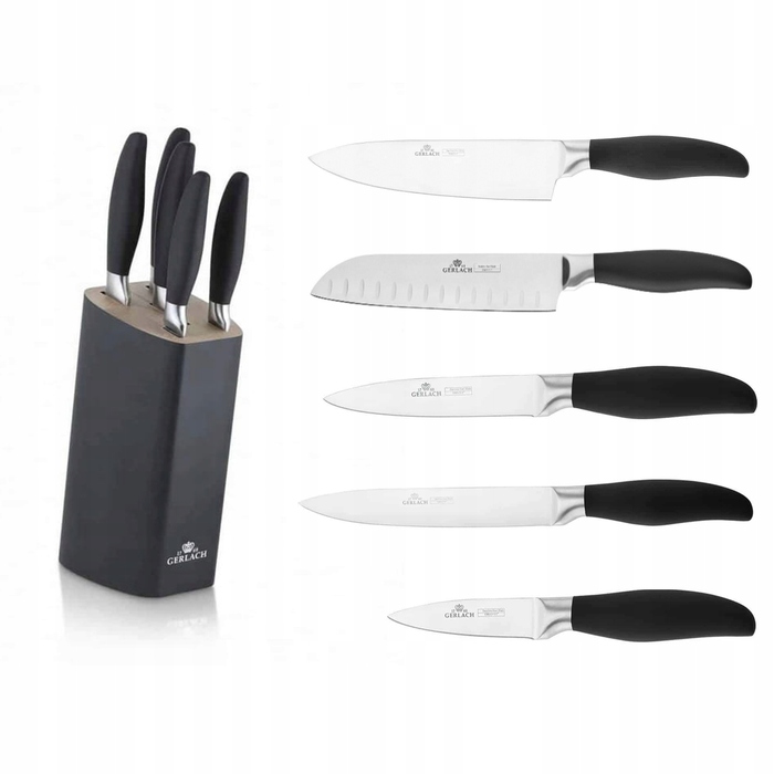 Набір ножів у підставці Gerlach Style Plus, 5 предметів