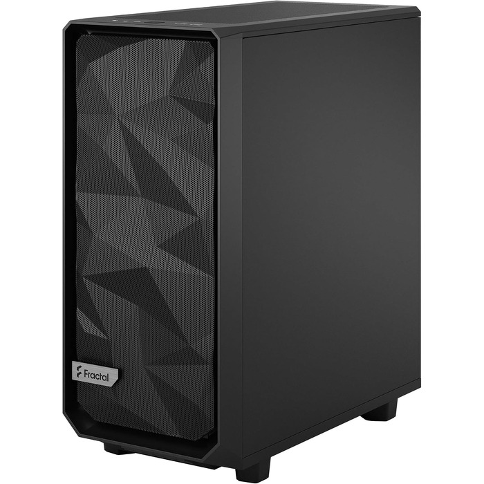 Корпус для комп'ютера Fractal Design Meshify 2 Compact Black ATX Mid Tower (Black TG Light Tint), високий повітряний потік