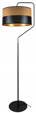 Підлогова лампа Glimex MODERN E27 60 Вт, бежевий, чорний, жовтий