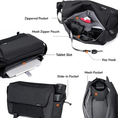 Сумка для камери ULANZI 9L: DSLR/SLR, Stativ, Diebstahlschutz, Sony, Canon, Fujifilm