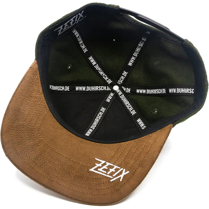 Кепка Snapback Bayerisches Zefix з фетру, темно-зелена, універсальний розмір
