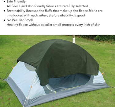 Sleeping Bag Portable Travel Warm Sleeping Bag for Adults Outdoors, Camping, Hiking, Climbing, Wool Sleeping Bag Liner