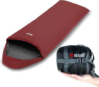 Mivall Patrol Sleeping Bag, Ceiling/Suspended Sleeping Bag, Ultralight with Smallest Pack Size, Travel Sleeping Bag, Summer Sleeping Bag, Lightweight Sleeping Bag