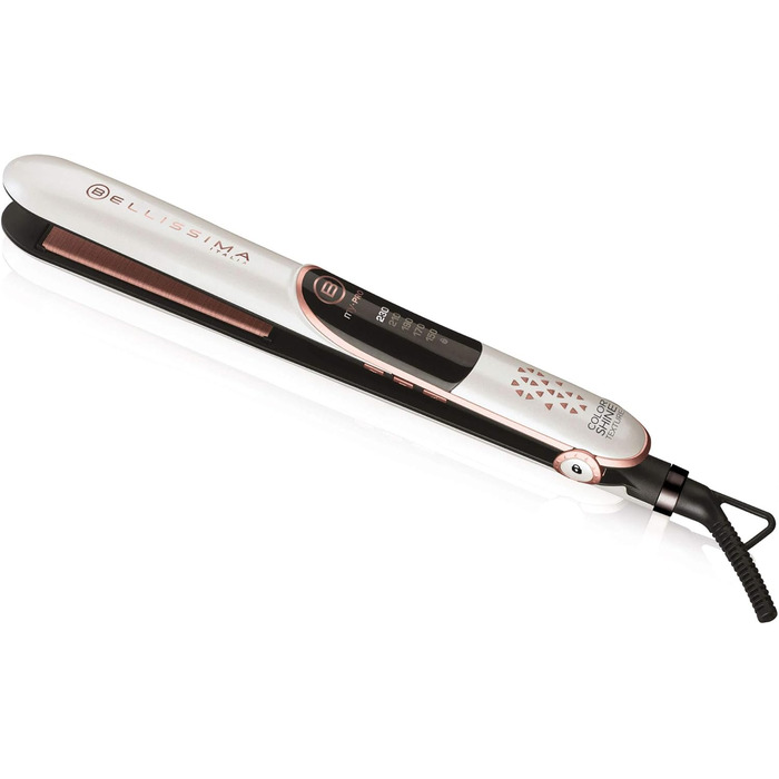 Випрямляч для волосся Bellissima Creativity Color Shine B22, для фарбованого волосся, з регулюванням температури 150-230°C, захисне покриття