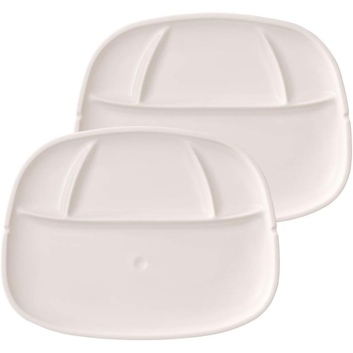 Villeroy & Boch BBQ Passion сковорідка для гриля з ручкою, преміум порцеляна, біла, 32x24,5x2,5 см