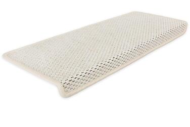 Ступінчасті килимки для сходів Kettelservice-Metzker Ґетеборг, прямокутні, набір з 15 шт. (18 шт., світло-бежевий)