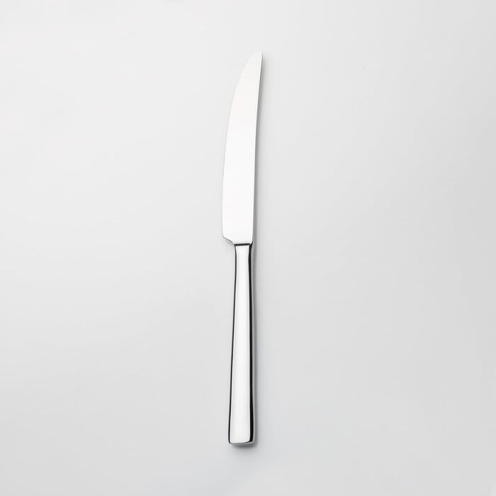 Alata Konrad 18/10 Stainless Steel Polished Cutlery Set, 12 Place Settings, 60-Piece Dinner Set, Monoblock Knives, Glossy Finish, Dishwasher Safe
