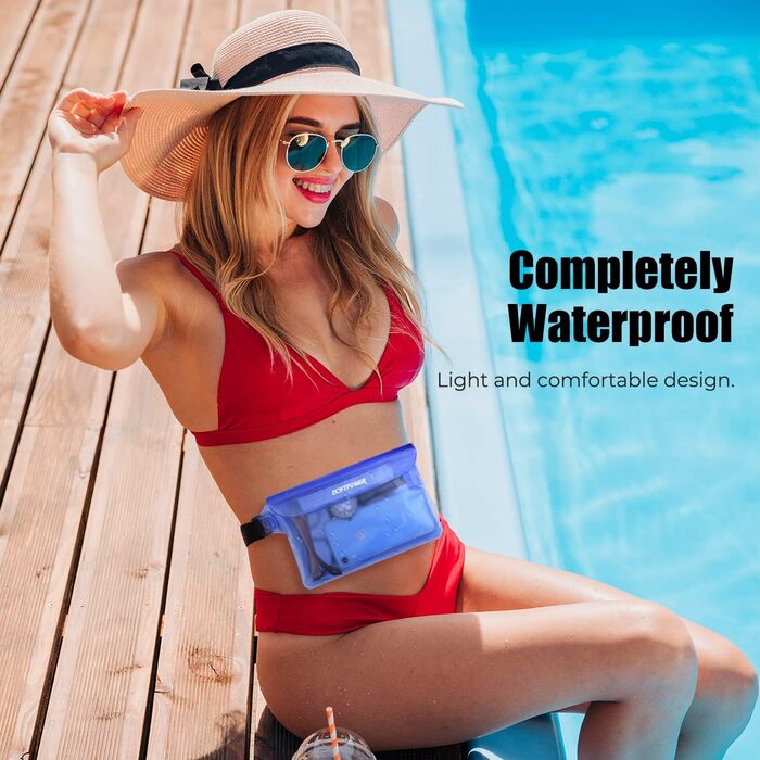 Накидка для шиї ECHTPower WPD-wasserdicht: водонепроникна, чорно-синя, унісекс