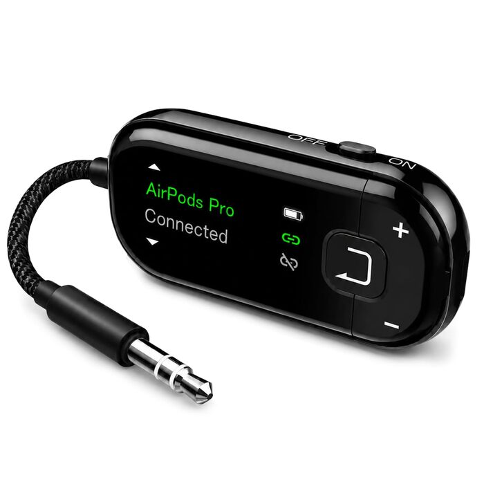Bluetooth-адаптер для літака Avantree Voyager з підтримкою Auracast, чорний