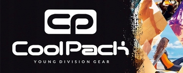 Шкільний багатокамерний рюкзак CoolPack, чорний, 28 л