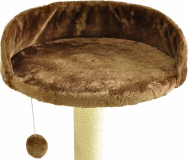 Nanook Kratzbaum Liegeplatz Top for Strong Cats - Size XXL - 46 cm Ø - Beige (Light Brown)