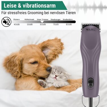 Машинка для стрижки собак та котів Agrarzone KM10+ з набором гребінців - професійний інструмент для грумерів та ветеринарів, тиха та з низькою вібрацією