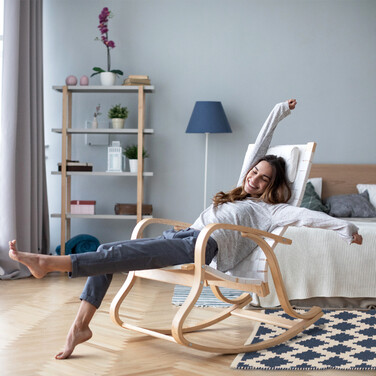 Relaxdays Cotton Runner Rug, 70 x 140 cm
