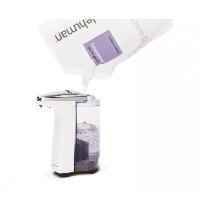 Безконтактний дозатор для мила Simplehuman, настільний, 225 мл, білий