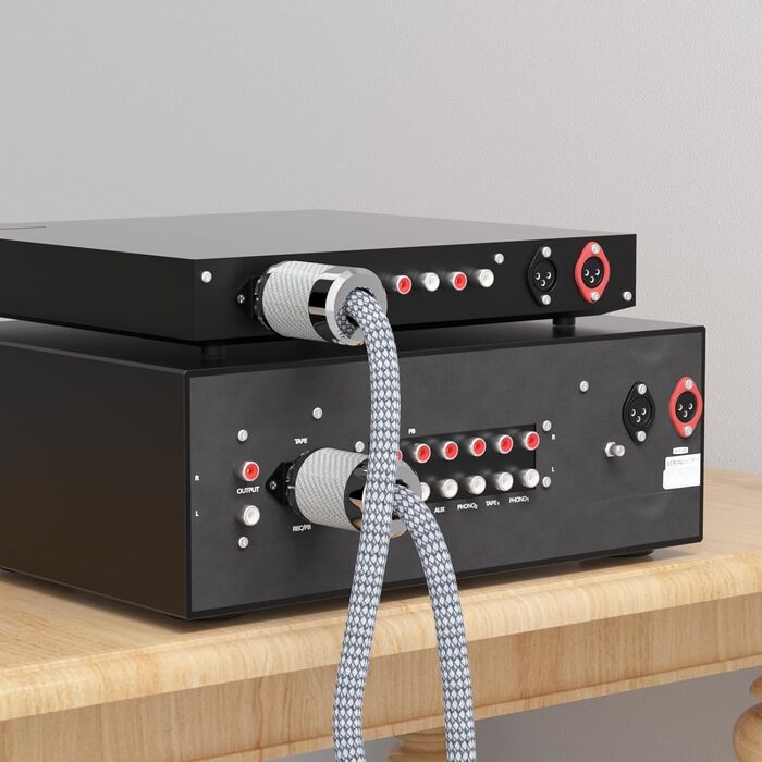 Сетевой кабель Monosaudio D503 High End HiFi, 2м, OFC бескислородная медь, разъем EU Schuko — IEC C15 для усилителя, DVD, декодера и сабвуфера