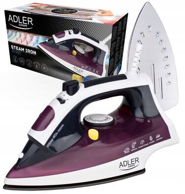 Праска ADLER STEAM IRON PINK, 3000 Вт