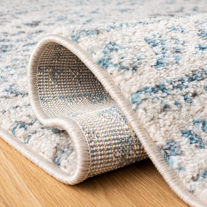 Килим SAFAVIEH Boho Tulum для вітальні, їдальні, спальні - короткий ворс, 183 x 274 см (61 x 213 см - бігун), слонова кістка та бірюзовий