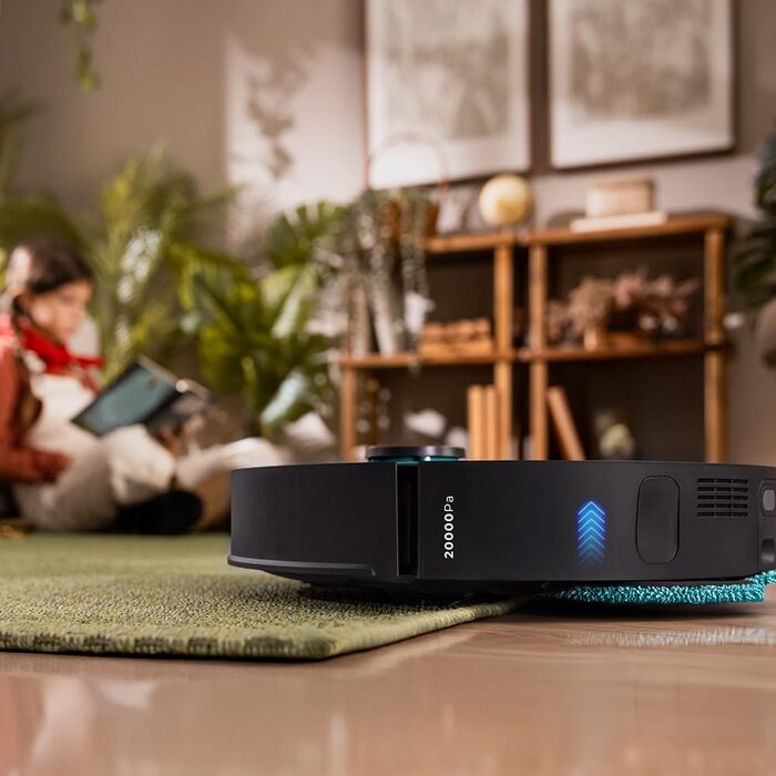 Робот-пилосос та робот-мийник Cecotec Conga X100 X-Treme з автопорожненням та керуванням через додаток. Лазерна навігація, інтерактивне картографування, 15000Pa, 240хв автономії, знімне ганчір'я, база з 3 баками