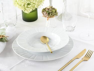 CreaTable Tafelservice Barcelona, 12-teilний сервіз з порцеляни, Made in Europe