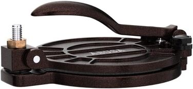 Пресс для тортилій, регульований, 20.3 см, бронзовий, для роті, доса, тамале, піци, пирогів, котлет, 8 дюймів