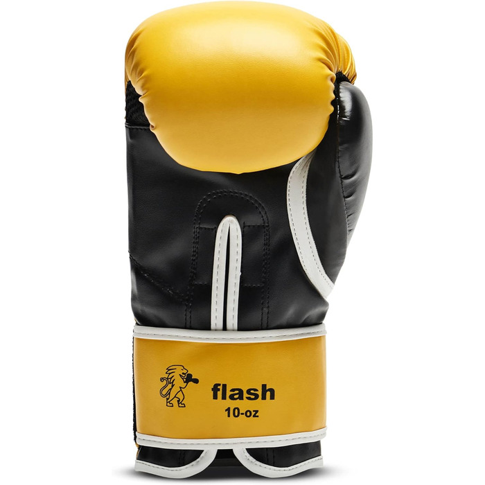 Боксерські рукавички Leone Flash-Box 1947, Unisex, 10 oz, жовті