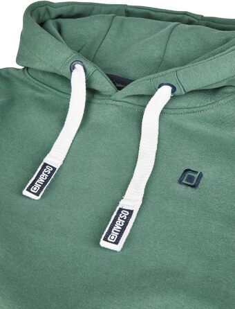 Чоловіче худі riverso RIVLinus Regular Fit — стильний прогулювач з капюшоном, Streetwear, колір Forest Green (темно-зелений), розмір M