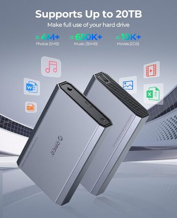 Зовнішній корпус для HDD/SSD ORICO 2.5
