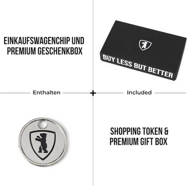 Жіночий гаманець Berliner Bags Lyon з натуральної шкіри, великий, з RFID захистом, чорний, у подарунковій коробці