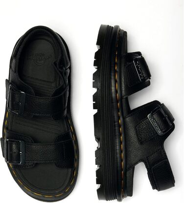 Сандалі Dr. Martens Zebzag жіночі, 42 EU - Чорні шкіряні сандалі на платформі