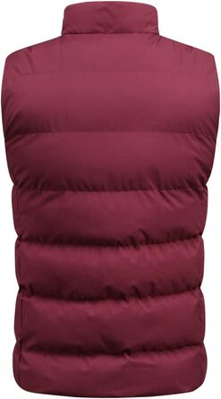 Чоловіча степкова жилетка YOUTHUP для зими, спорту та відпочинку. Тепла безрукавка з коміром, червона, L. Модель LHB-01