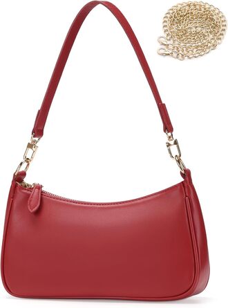 Сумка жіноча WantGor Clutch Tote червона: кросбоді, міні-хобо, екошкіра, ретро