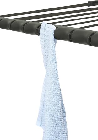 BigDean Telescopic Bed Linen Clothes Rail with Wheels - Without Obstructive Crossbar - Dark Edition 20m Extendable - Winged Clothes Airer Clothes Dryer Dark Green