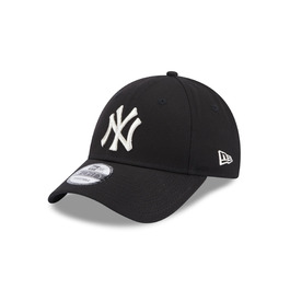 Кепка New Era New York Yankees MLB з металевим логотипом, чорна, регульована, жіноча, 9Forty