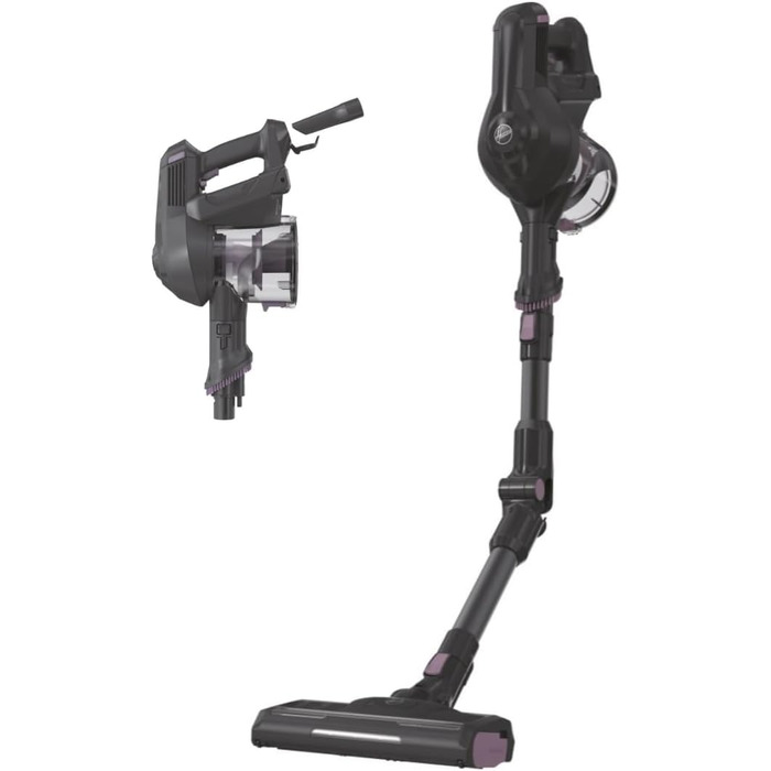 Бездротовий акумуляторний пилосос Hoover HF110H Flex: для площі до 120 м², LED-підсвічування, XL-контейнер, насадки для щілин та килимів