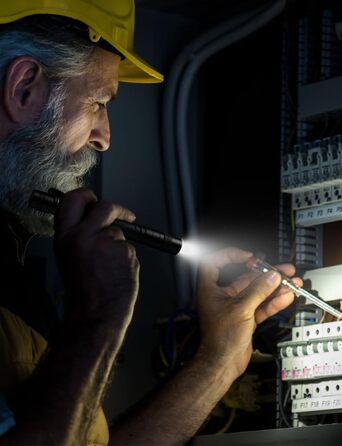 Ліхтарик LED Mini IPX4 Водостійкий, 3 режими, стік-ліхтарик для інспекції, роботи, ремонту (2 шт.), чорний