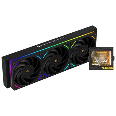 Система рідинного охолодження процесора Thermalright TR Mjolnir Vision 360 UB PRO ARGB Black, LCD-дисплей 3.5