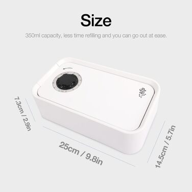 Автоматичний диспенсер для котячого та собачого корму ALL FOR PAWS: таймер, миється, для сухого та вологого корму