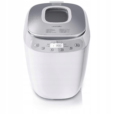 Хлібопічка Arendo 45654, сріблястий/сірий, 550 Вт