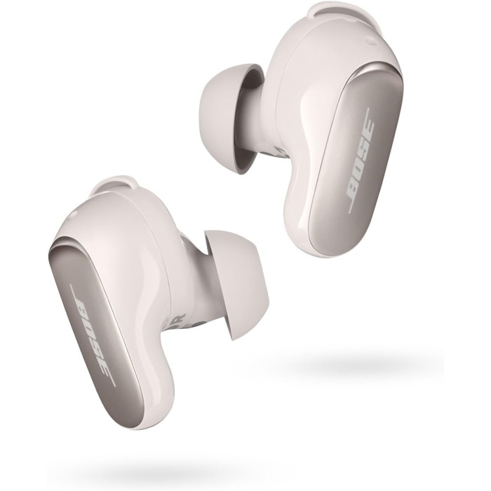 Bose QuietComfort Ultra: Бездротові навушники з шумозаглушенням, Bluetooth, Spatial Audio, чорного кольору (White Smoke)