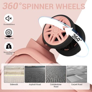 Чемодан Miss Lulu ручної об'єм, 59.5 x 36.5 x 25 см, зелений, з відділенням для мокрого/сухого, 32 л