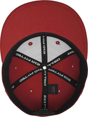 Шапка Flexfit Unisex Premium 210 Fitted (L-XL, Червона) - Оригінальна якість