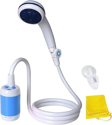 Laserbeak Portable Shower Electric Shower Camping Shower with Built-in 4800mAh Batteries and Showerhead Shut-off Valve