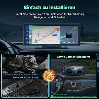 Портативне автомобільне радіо LAMTTO 9,26