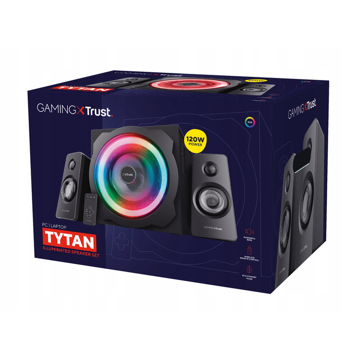 Акустична система 2.1 Trust GXT629, 60 Вт, чорна