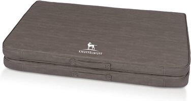 Ортопедичний килимок для собак Knuffelwuff Roanoke: 140 x 120 см, знімний, миючий, для великих, середніх та малих собак (Колір: Браунгрей)