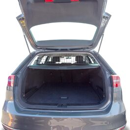 Сітка для собак Travall, сумісна з VW Passat Estate (2014-2023) / Alltrack (2015-2023), без панорамного даху. Спеціалізований захист багажника, роздільник вантажу, міцна перегородка для собак.