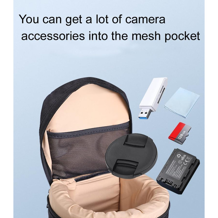 Чохол для об'єктива Nicama LB2 Deluxe: Canon RF 800, 70-200, 100-400, Nikon AF-S 200-500, Sigma 150-500, Tamron SP 150-600 та інші